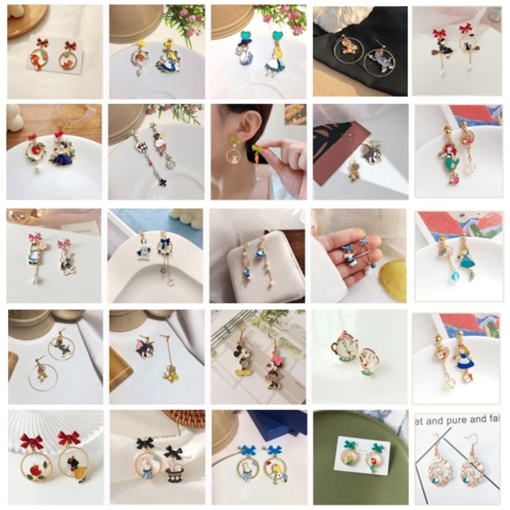 🍏50% OFF/3+...Mickey and Minnie Dangle Earrings. - Picture 7 of 7